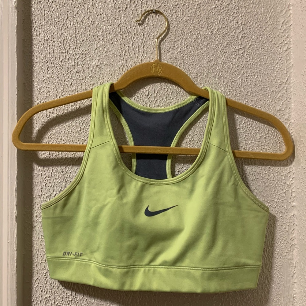 🛑 NOT FOR SALE: Nike Dri-Fit sports bra, neon yellow